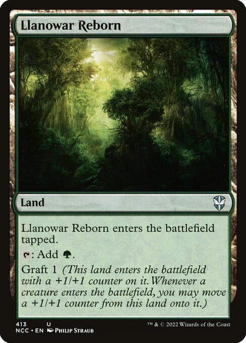Llanowar Reborn from New Capenna Commander (Uncommon)