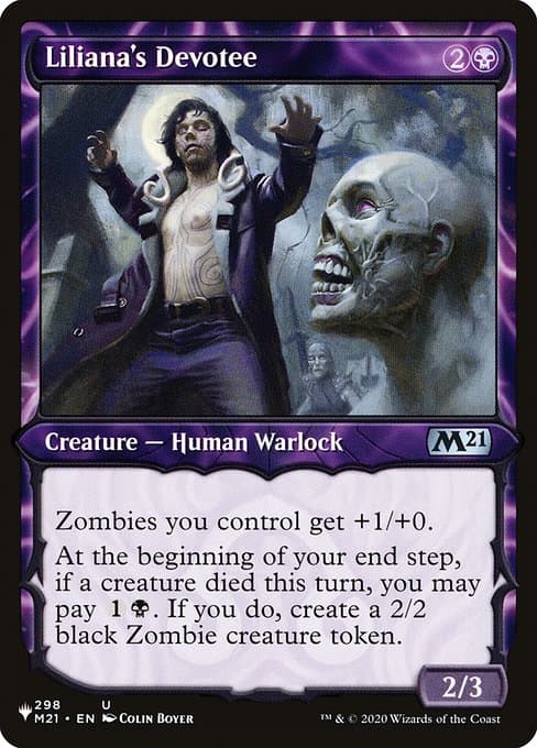 Liliana's Devotee from The List (Uncommon)