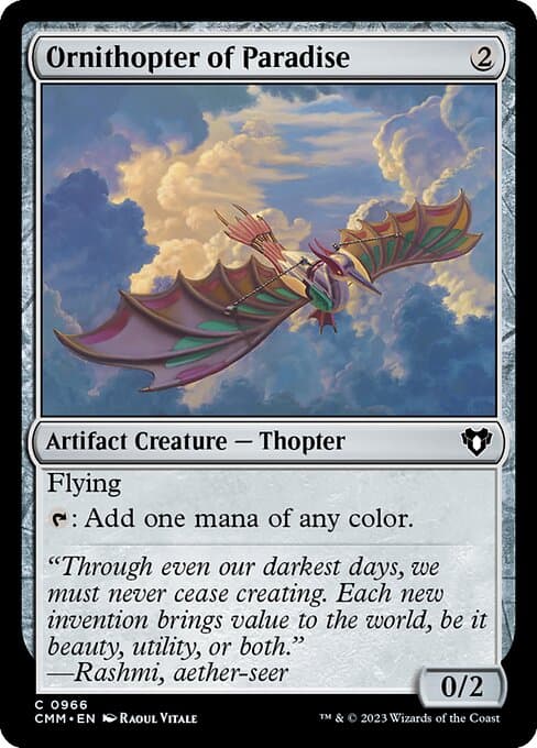 Ornithopter of Paradise from Commander Masters (Common)