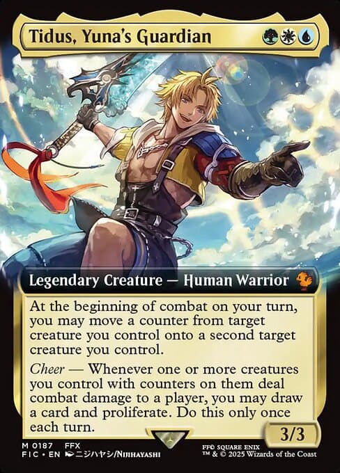 Tidus, Yuna's Guardian from Final Fantasy Commander (Mythic)