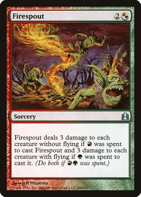 Firespout from Commander 2011 (Uncommon)
