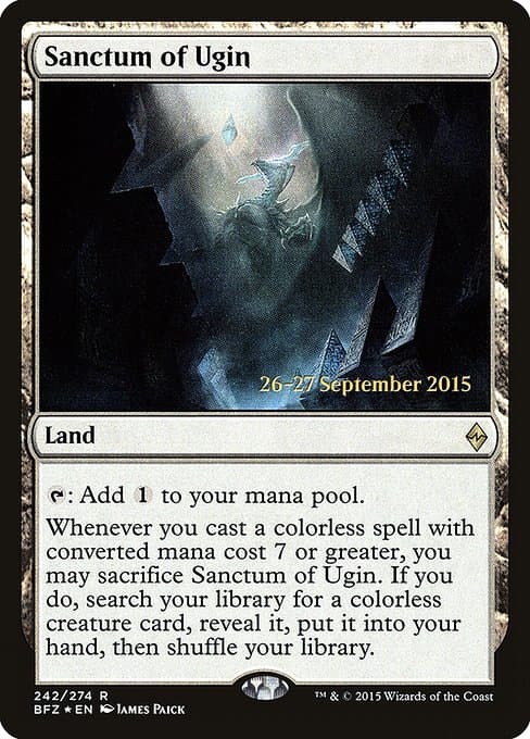 Sanctum of Ugin from Battle for Zendikar Promos (Rare)