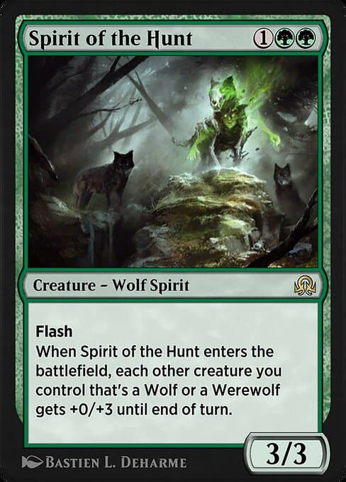 Spirit of the Hunt from Shadows over Innistrad Remastered (Rare)