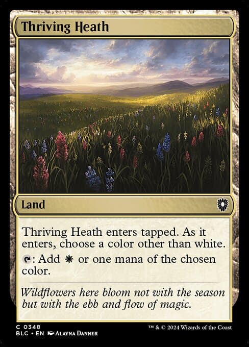Thriving Heath from Bloomburrow Commander (Common)