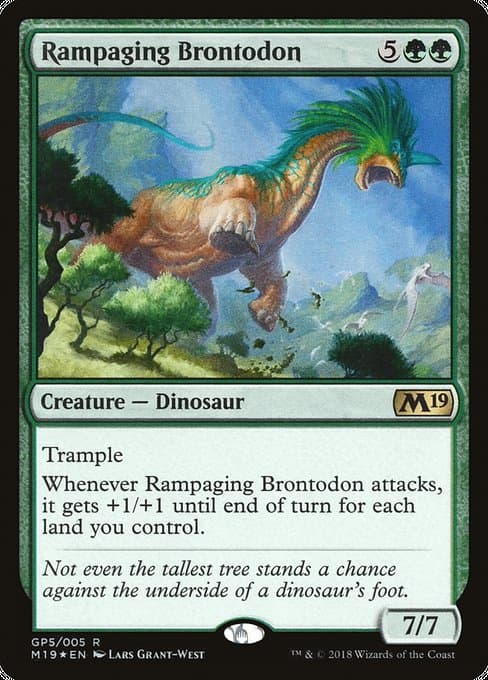 Rampaging Brontodon (Rare)