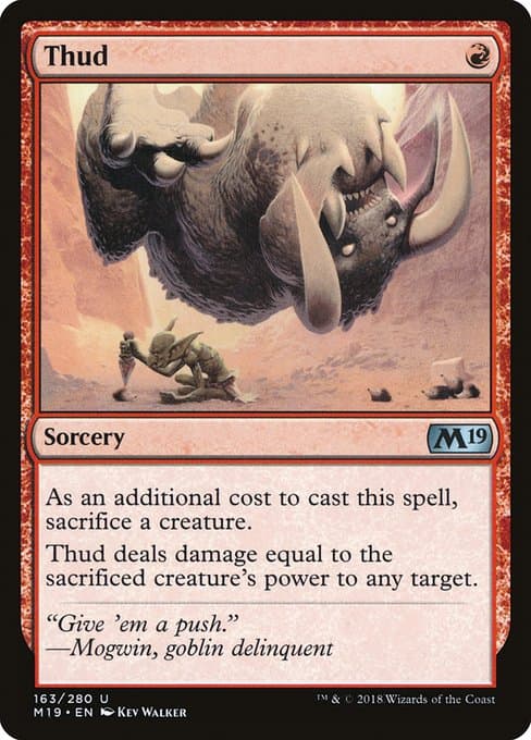 Thud from Core Set 2019 (Uncommon)
