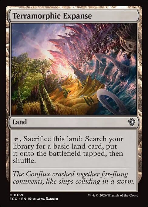 Terramorphic Expanse from Lorwyn Eclipsed Commander (Common)