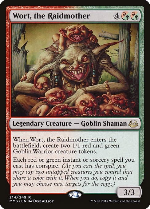Wort, the Raidmother from Modern Masters 2017 (Rare)