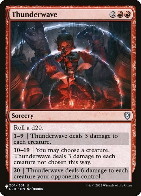 Thunderwave from The List (Uncommon)