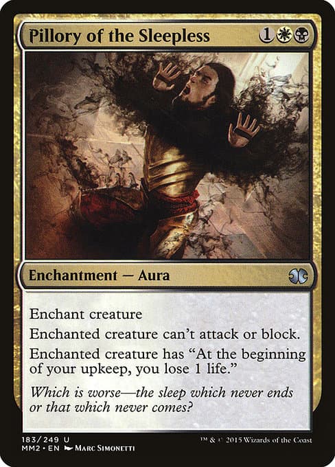 Pillory of the Sleepless from Modern Masters 2015 (Uncommon)