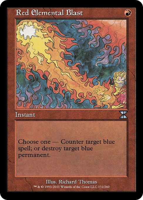 Red Elemental Blast from Masters Edition IV (Uncommon)