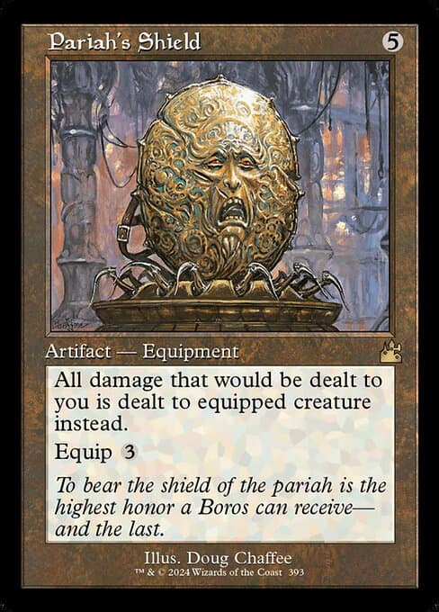 Pariah's Shield from Ravnica Remastered (Rare)