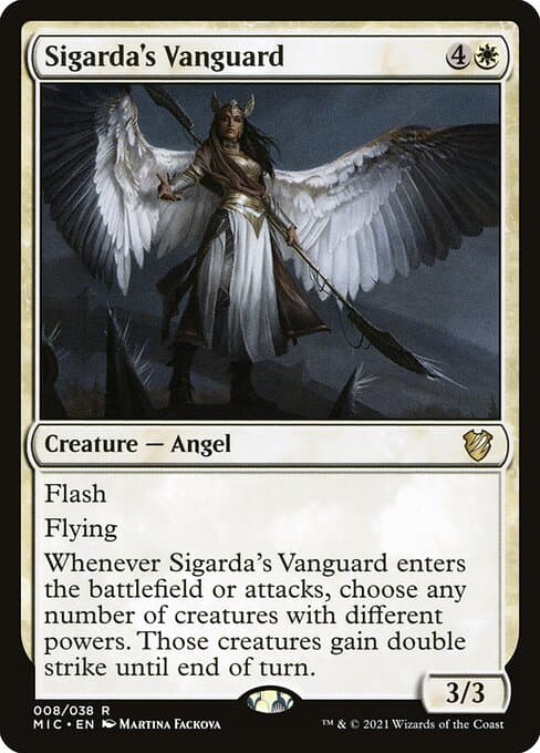 Sigarda's Vanguard from Midnight Hunt Commander (Rare)