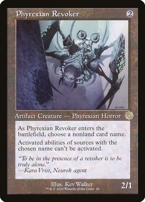 Phyrexian Revoker from The Brothers' War Retro Artifacts (Rare)