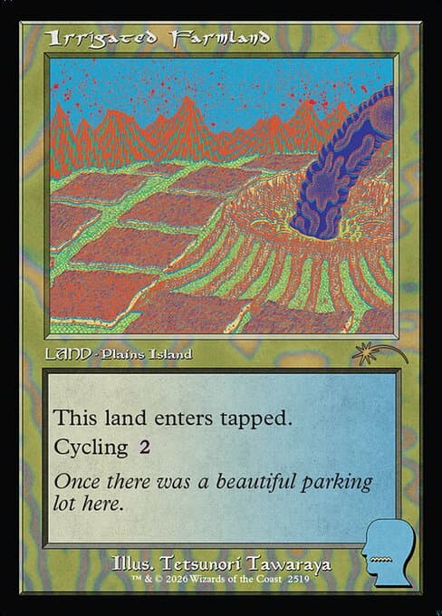 Irrigated Farmland from Secret Lair Drop (Rare)