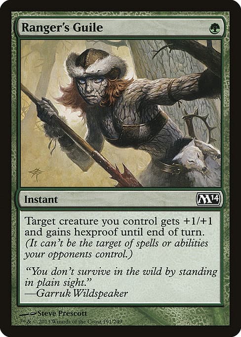 Ranger's Guile from Magic 2014 (Common)
