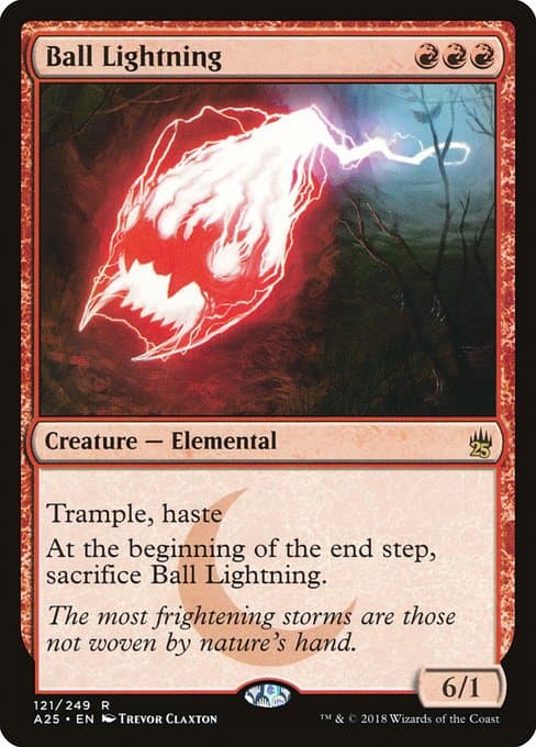 Ball Lightning from Masters 25 (Rare)