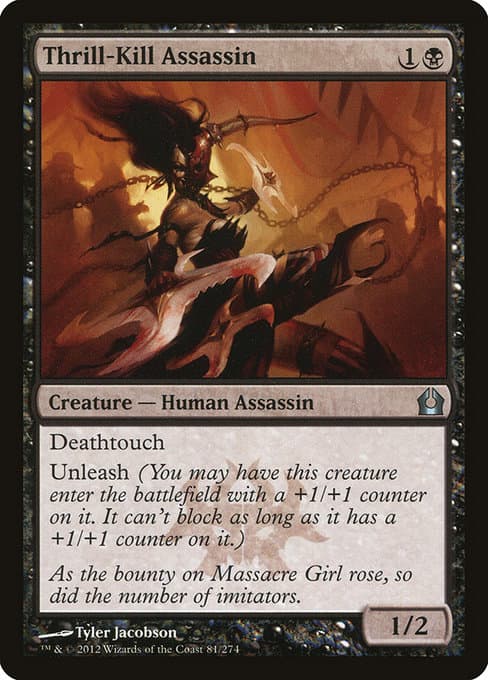 Thrill-Kill Assassin from Return to Ravnica (Uncommon)