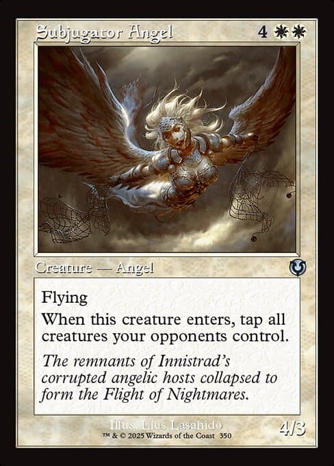 Subjugator Angel from Innistrad Remastered (Uncommon)