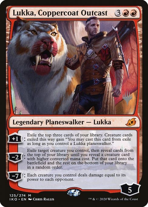Lukka, Coppercoat Outcast from Ikoria: Lair of Behemoths Promos (Mythic)
