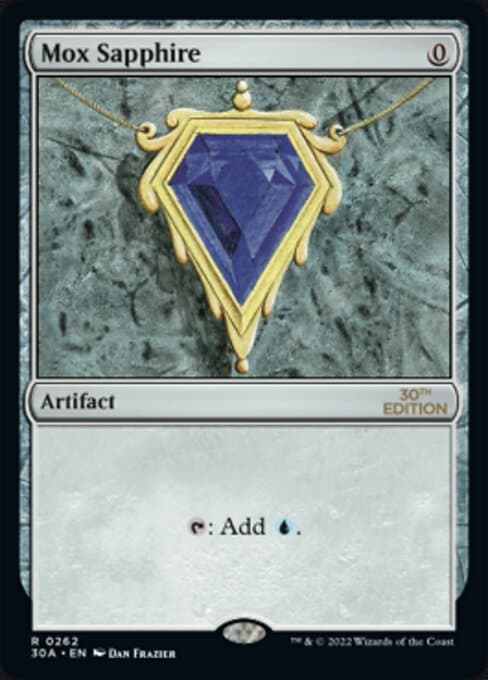Mox Sapphire from 30th Anniversary Edition (Rare)