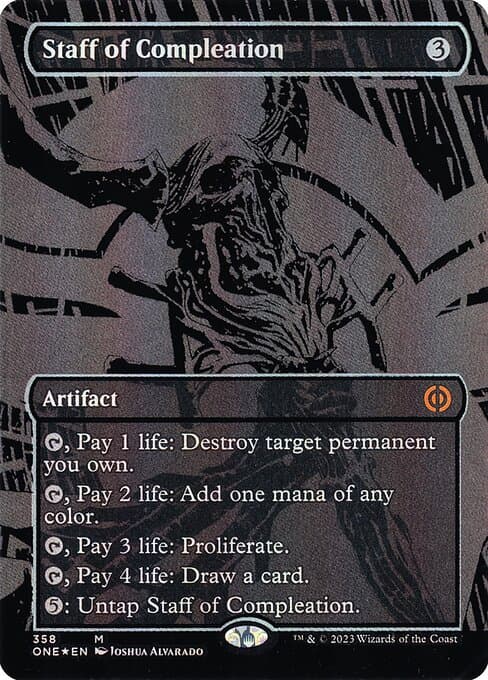 Staff of Compleation from Phyrexia: All Will Be One (Mythic)