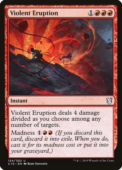 Violent Eruption from Commander 2019 (Uncommon)