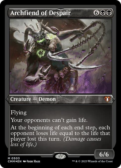 Archfiend of Despair from Commander Masters (Mythic)