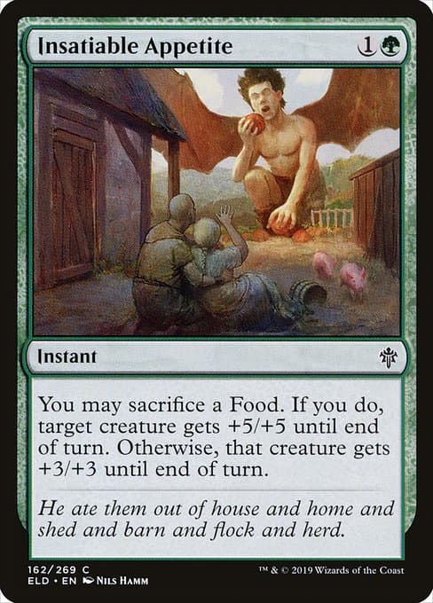 Insatiable Appetite from Throne of Eldraine (Common)