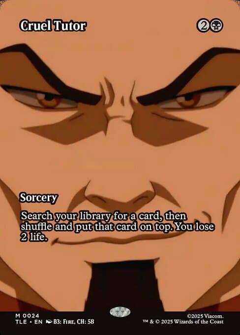 Cruel Tutor from Avatar: The Last Airbender Eternal (Mythic)