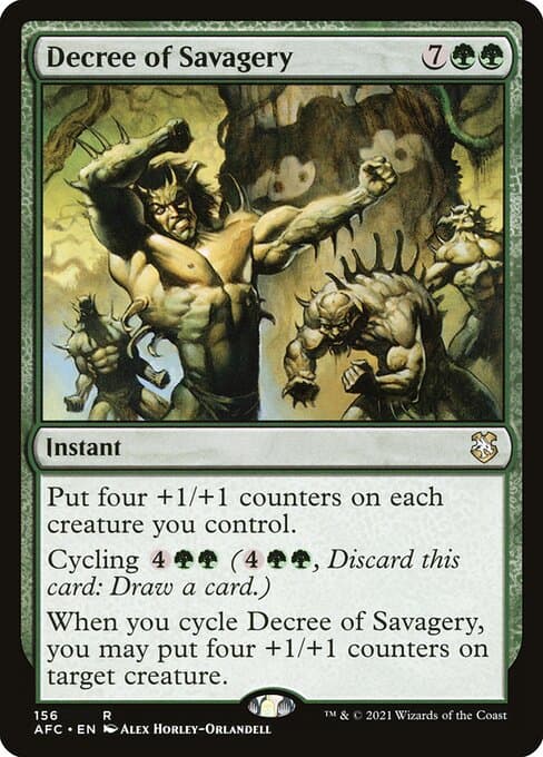 Decree of Savagery (Rare)