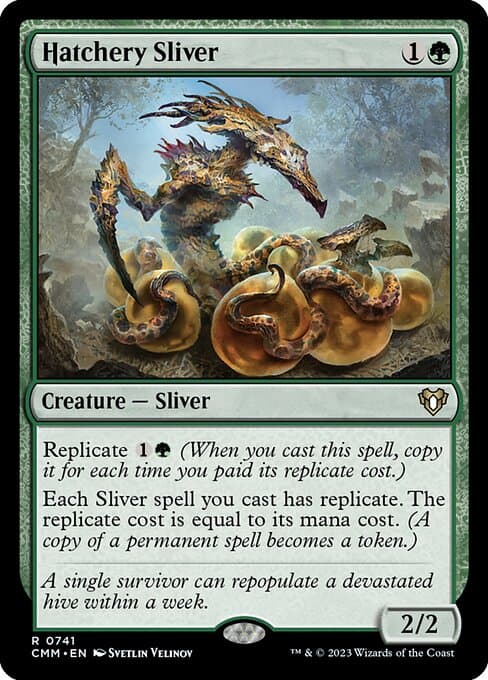 Hatchery Sliver from Commander Masters (Rare)