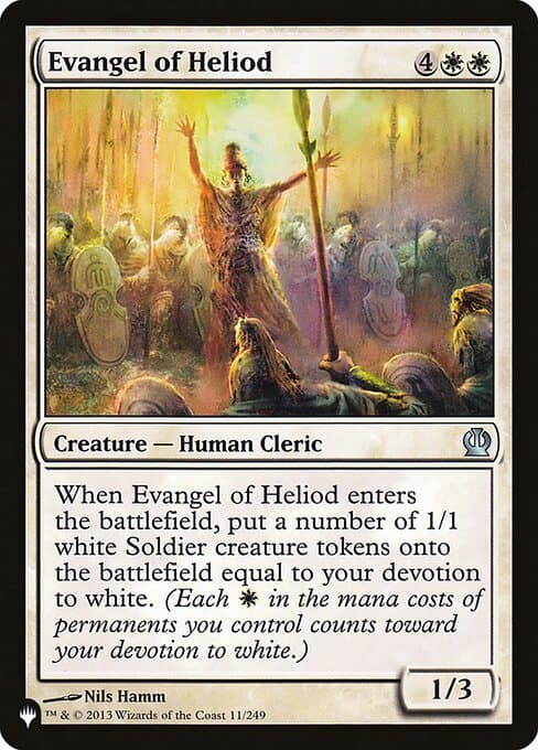 Evangel of Heliod from The List (Uncommon)