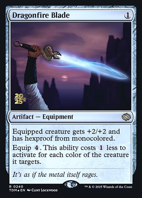Dragonfire Blade from Tarkir: Dragonstorm Promos (Rare)