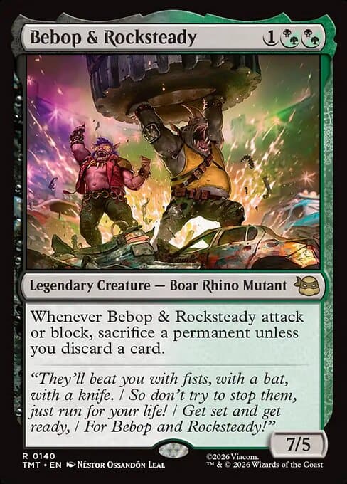 Bebop & Rocksteady (Rare)