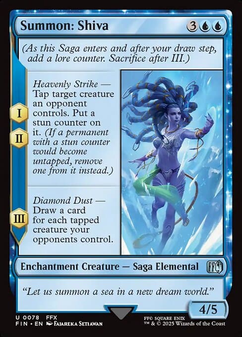 Summon: Shiva from Final Fantasy (Uncommon)