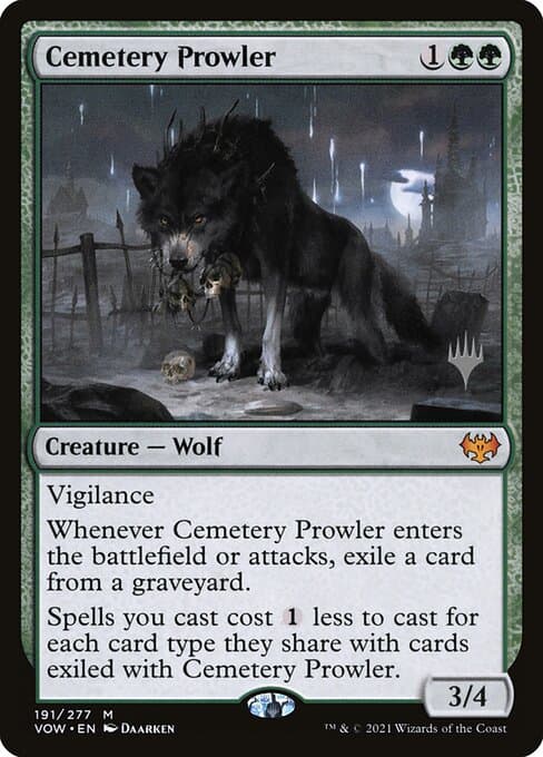 Cemetery Prowler from Innistrad: Crimson Vow Promos (Mythic)