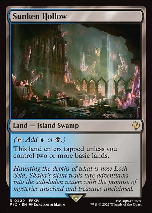 Sunken Hollow from Final Fantasy Commander (Rare)