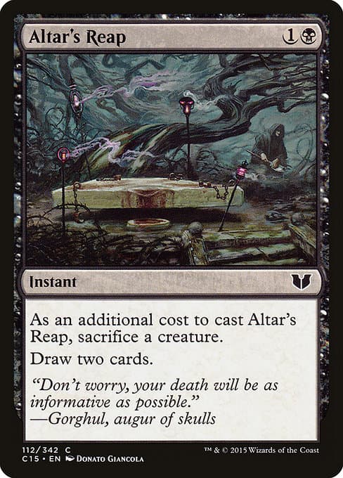 Altar's Reap from Commander 2015 (Common)