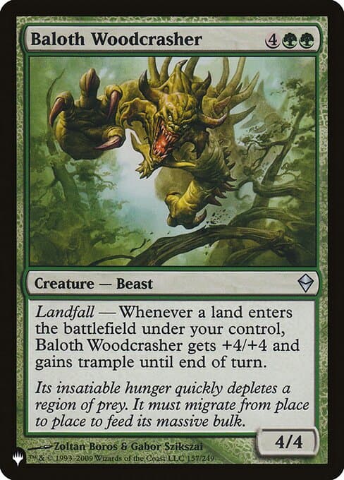 Baloth Woodcrasher from The List (Uncommon)