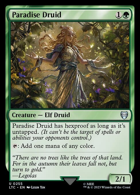Paradise Druid from Tales of Middle-earth Commander (Uncommon)