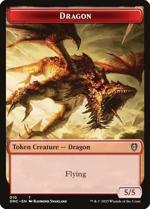 Dragon from Phyrexia: All Will Be One Commander Tokens (Common)
