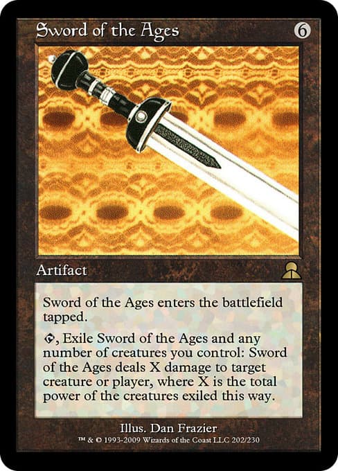 Sword of the Ages from Masters Edition III (Rare)