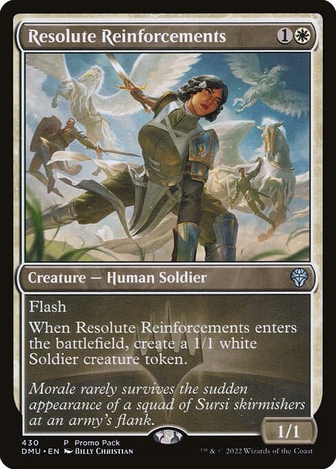 Resolute Reinforcements from Dominaria United (Uncommon)