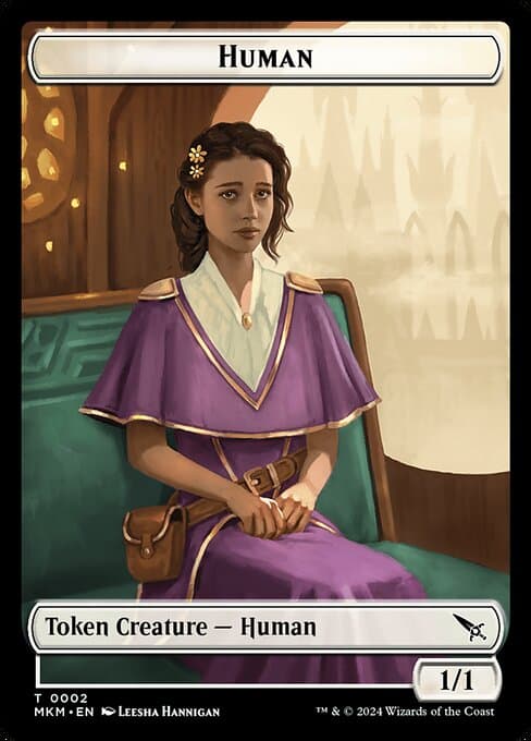 Human from Murders at Karlov Manor Tokens (Common)