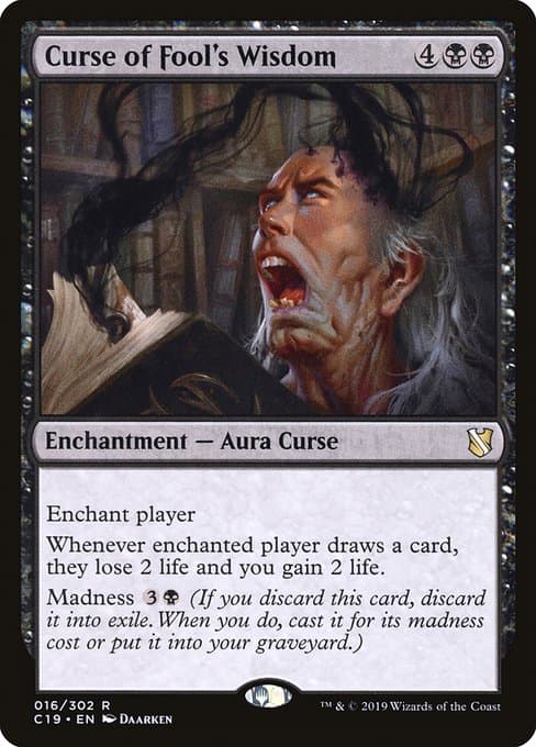 Curse of Fool's Wisdom (Rare)