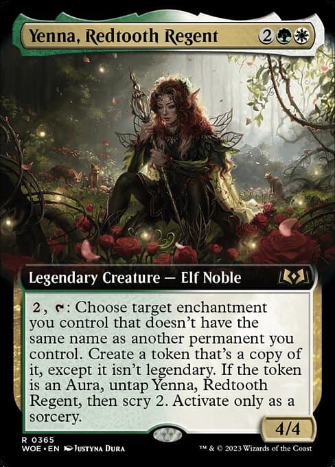 Yenna, Redtooth Regent from Wilds of Eldraine (Rare)