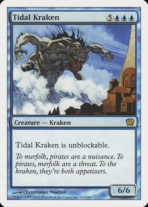 Tidal Kraken from Ninth Edition (Rare)