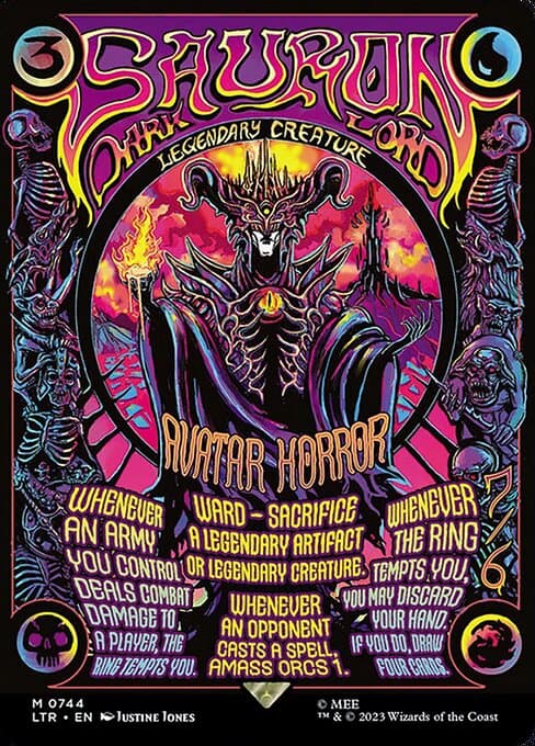 Sauron, the Dark Lord from The Lord of the Rings: Tales of Middle-earth (Mythic)