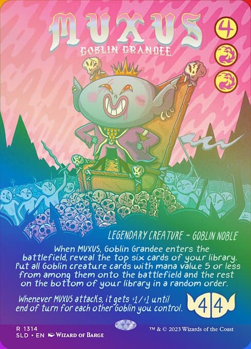 Muxus, Goblin Grandee from Secret Lair Drop (Rare)